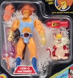 THUNDERCATS (1986) - LION-O & SNARF SERIES 2/14 BACK AFA 80 NM (ORANGE HAIR VARIETY, NONE HIGHER IN POP).