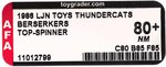 THUNDERCATS: BESERKERS (1986) - TOP-SPINNER SERIES 2 AFA 80+ NM.