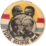 BRYAN & STEVENSON ECLIPSING McKINLEY & ROOSEVELT OUTSTANDING 1900 JUGATE BUTTON HAKE #38.