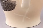 THOMAS JEFFERSON PORTRAIT "HERCULANEUM POTTERY" LIVERPOOL CREAMWARE JUG.