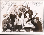 THE SONS OF THE PIONEERS 1941 AUTOGRAPHED PHOTO.