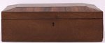 Wm. H. HARRISON REVERSE PAINTED GLASS 1840 CAMPAIGN BOX.