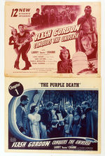 "FLASH GORDON CONQUERS THE UNIVERSE" LOBBY CARDS.