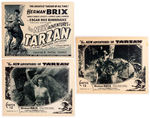 "THE NEW ADVENTURES OF TARZAN" LOBBY CARDS.