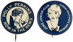 1930s ERA NEWSPAPER ISSUED BUTTONS INCLUDING COMIC CHARACTER RARITIES.