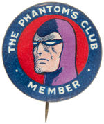 "THE PHANTOM'S CLUB MEMBER" BEAUTIFUL AUSTRALIAN CLUB BUTTON.