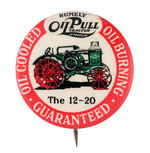 "RUMELY OIL PULL TRACTOR" CLASSIC FARM MACHINE BUTTON FROM HAKE COLLECTION & CPB.