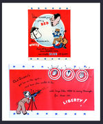 ANTI-HITLER/MUSSOLINI/JAPS GREETING CARD.