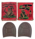 "O'SULLIVAN'S RUBBER HEELS" W/WWII ILLUSTRATION CUT-OUTS.