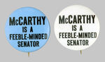 ANTI-MC CARTHY 1968 PAIR.