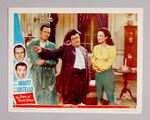 ABBOTT & COSTELLO "THE TIME OF THEIR LIVES" LOBBY CARD.