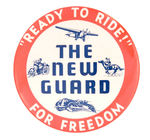 "'READY TO RIDE!' FOR FREEDOM" RARE 4" SIZE.