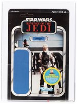 STAR WARS: REVENGE OF THE JEDI (1983) - DENGAR PROOF CARD AFA 85 NM+.