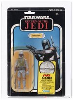 STAR WARS: RETURN OF THE JEDI (1983) - BOBA FETT 77 BACK-A AFA 75 Y-EX+/NM (COIN OFFER).