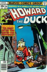HOWARD THE DUCK #24 COMIC BOOK PAGE ORIGINAL ART BY GENE COLAN.
