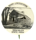 REAL PHOTO BUTTON CIRCA 1940 OF THE "BERRY-LINCOLN STORE."