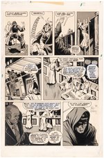 KUNG FU SPECIAL #1 COMIC MAGAZINE PAGE ORIGINAL ART BY MIKE VOSBURG.