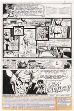 GREEN LANTERN VOL. 2 #134 TITLE PAGE ORIGINAL ART BY JOE STATON.