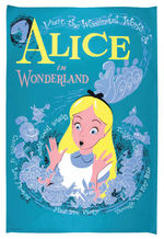 DISNEYLAND "ALICE IN WONDERLAND" POSTER.