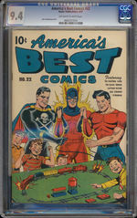 AMERICA'S BEST COMICS #22, JUNE 1947. CGC 9.4