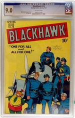 BLACKHAWK #18, SPRING 1948. CGC 9.0