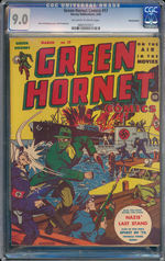 GREEN HORNET COMICS #17, MARCH 1944. PENNSYLVANIA PEDIGREE CGC 9.0