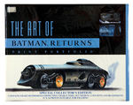 "BATMAN RETURNS" PRINT PORTFOLIO PAIR.