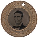 LINCOLN & HAMLIN 1860 BACK TO BACK FERROTYPE JUGATE DeWITT 1860-98.