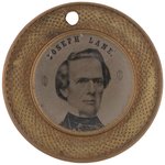 BRECKINRIDGE & LANE BACK-TO-BACK 1860 FERROTYPE JUGATE DeWITT 1860-29.