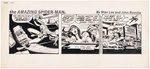 THE AMAZING SPIDER-MAN 1980 DAILY STRIP ORIGINAL ART BY JOHN ROMITA SR.