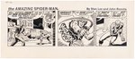 THE AMAZING SPIDER-MAN 1980 DAILY STRIP ORIGINAL ART BY JOHN ROMITA SR.
