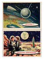 "SPACE CARDS" SET.