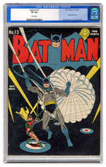 BATMAN #13 OCTOBER NOVEMBER 1942 CGC 8.0