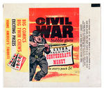 CIVIL WAR NEWS GUM CARD WRAPPER.