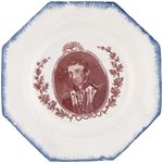 ANDREW JACKSON IMPORTANT & RARE 1824 CAMPAIGN PORTRAIT PLATE.