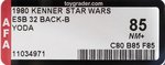 STAR WARS: THE EMPIRE STRIKES BACK (1980) - YODA 32 BACK-B AFA 85 NM+.