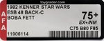 STAR WARS: THE EMPIRE STRIKES BACK (1982) - BOBA FETT 48 BACK-C AFA 75+ EX+/NM.
