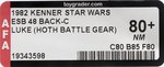STAR WARS: THE EMPIRE STRIKES BACK (1982) - LUKE SKYWALKER (HOTH BATTLE GEAR) 48 BACK-C AFA 80+ NM.