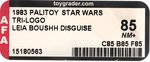 PALITOY STAR WARS: RETURN OF THE JEDI (1984) - PRINCESS LEIA (BOUSHH DISGUISE) TRI-LOGO 70 BACK-B AFA 85 NM+ (NONE HIGHER IN POP).