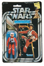 "STAR WARS LUKE SKYWALKER X-WING PILOT"  ACTION FIGURE ON 21 BK CARD.