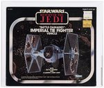 STAR WARS: RETURN OF THE JEDI (1983) - "BATTLE-DAMAGED" IMPERIAL TIE FIGHTER VEHICLE AFA 80+ NM.