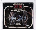 STAR WARS: RETURN OF THE JEDI (1983) - "BATTLE-DAMAGED" IMPERIAL TIE FIGHTER VEHICLE AFA 80+ NM.