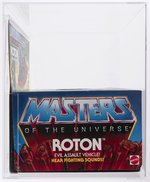 MASTERS OF THE UNIVERSE (1984) - ROTON SERIES 3 VEHICLE AFA UNCIRCULATED U85 Y-NM+.