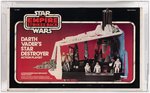 STAR WARS: THE EMPIRE STRIKES BACK (1980) - DARTH VADER'S STAR DESTROYER ACTION PLAYSET AFA 80 NM.