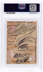1946-47 ALMANAQUE #C-1 HAND-CUT MARTIN DIHIGO (HOF) PSA AUTHENTIC.