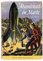 MAROONED ON MARS BOOK COVER ORIGINAL ART PAINTING FOR ARGENTINIAN EDITION.