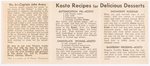 1920s KOSTO CO. PIRATE CHARACTERS RARE PREMIUM CARD/BOOKLET #6 - CAPT. JOHN AVERY.