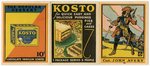 1920s KOSTO CO. PIRATE CHARACTERS RARE PREMIUM CARD/BOOKLET #6 - CAPT. JOHN AVERY.