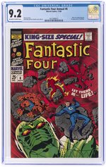 FANTASTIC FOUR ANNUAL #6 NOVEMBER 1968 CGC 9.2 NM- (BIRTH OF FRANKLIN RICHARDS & FIRST ANNIHILUS).