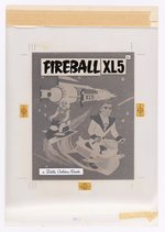 FIREBALL XL5 LITTLE GOLDEN BOOK COMPLETE ORIGINAL ART BY HAWLEY PRATT & AL WHITE.